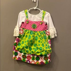 Adorable Boutique holiday dress. Like new